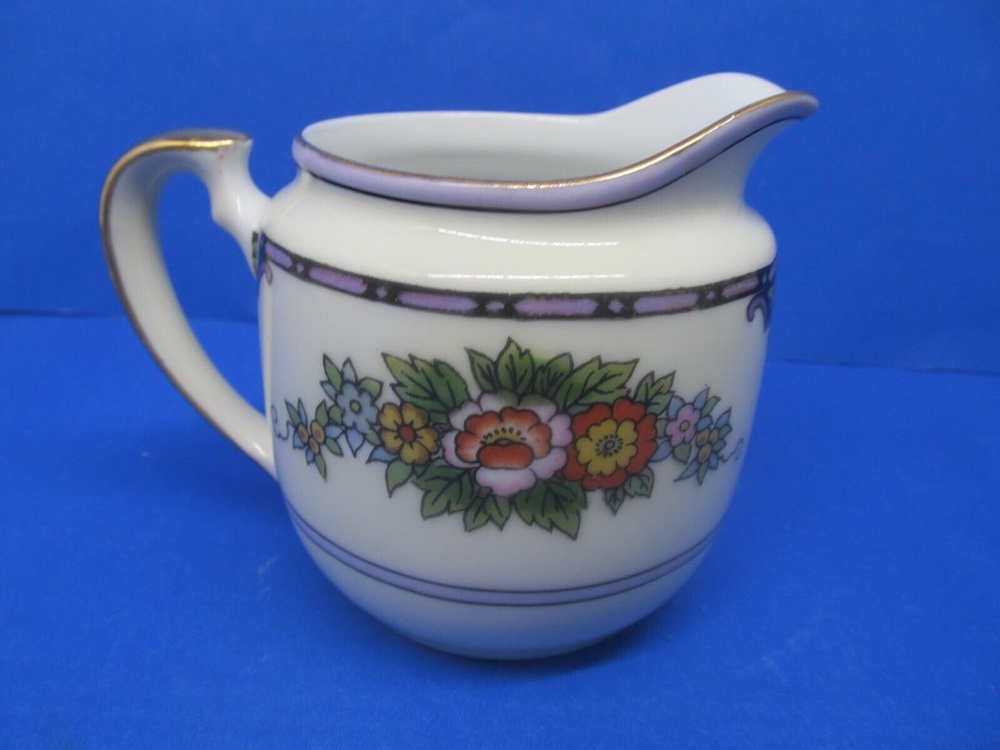 Noritake Morimura Hand Painted Floral Creamer GUC
